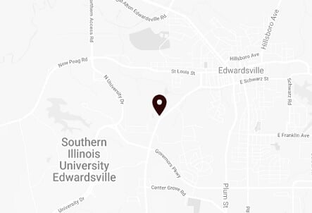 Map of Edwardsville office location
